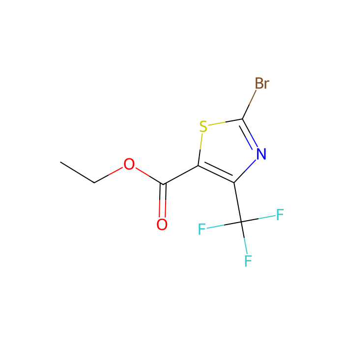 Ethyl 2-bromo-4-(trifluoromethyl)-1,3-thiazole-5-carboxylate - ≥98% CAS No(72850-79-4) by Aladdin Scientific