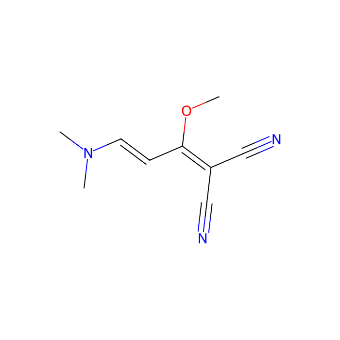 (E)-2-(3-(Dimethylamino)-1-methoxyallylidene)malononitrile - ≥98% CAS No(95689-38-6) by Aladdin Scientific