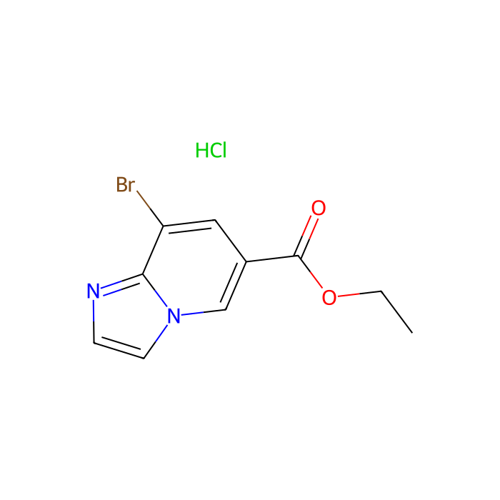 Ethyl 8-bromoimidazo[1,2-a]pyridine-6-carboxylate, HCl - ≥98% CAS No(957062-60-1) by Aladdin Scientific