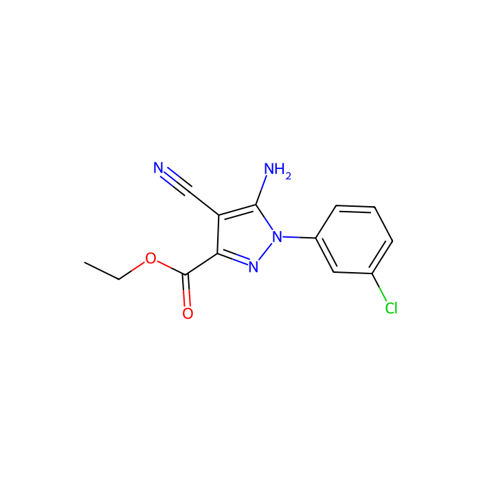 Ethyl 5-amino-1-(3-chlorophenyl)-4-cyanopyrazole-3-carboxylate - ≥96% CAS No(96734-87-1) by Aladdin Scientific