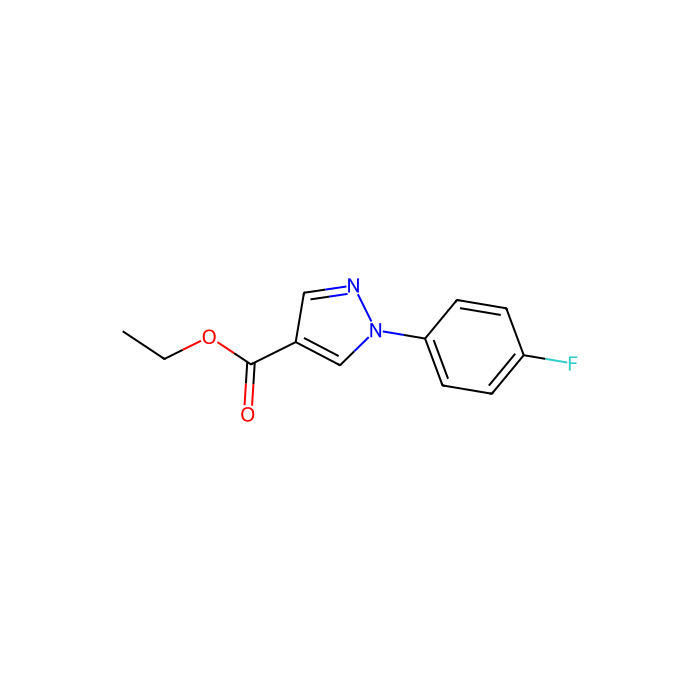 Ethyl 1-(4-fluorophenyl)-1H-pyrazole-4-carboxylate - ≥98% CAS No(138907-73-0) by Aladdin Scientific