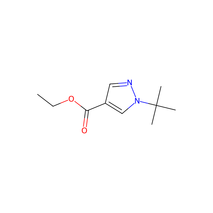 Ethyl 1-(tert-butyl)-1H-pyrazole-4-carboxylate - ≥98% CAS No(139308-53-5) by Aladdin Scientific