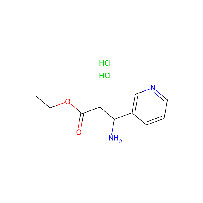 Ethyl 3-amino-3-(pyridin-3-yl)propanoate dihydrochloride - ≥98% CAS No(149498-96-4) by Aladdin Scientific