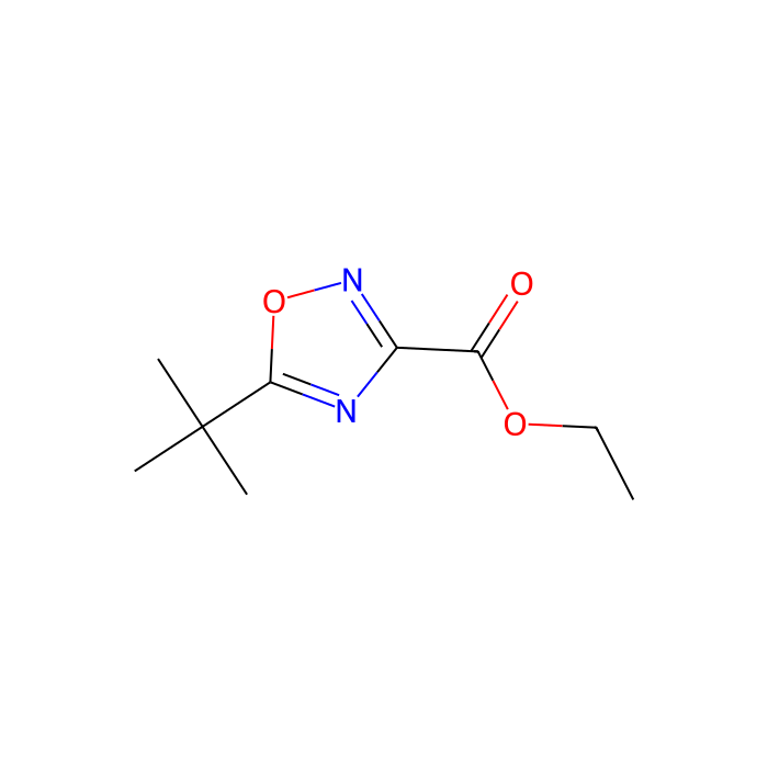Ethyl 5-(tert-butyl)-1,2,4-oxadiazole-3-carboxylate - ≥98% CAS No(158154-63-3) by Aladdin Scientific