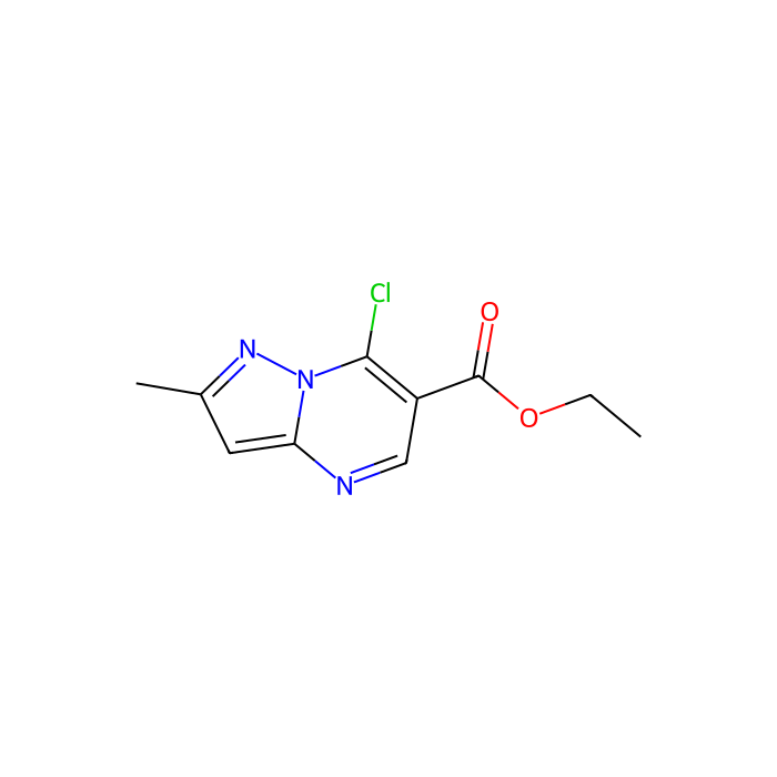 Ethyl 7-chloro-2-methylpyrazolo[1,5-a]pyrimidine-6-carboxylate - ≥98% CAS No(223141-46-6) by Aladdin Scientific
