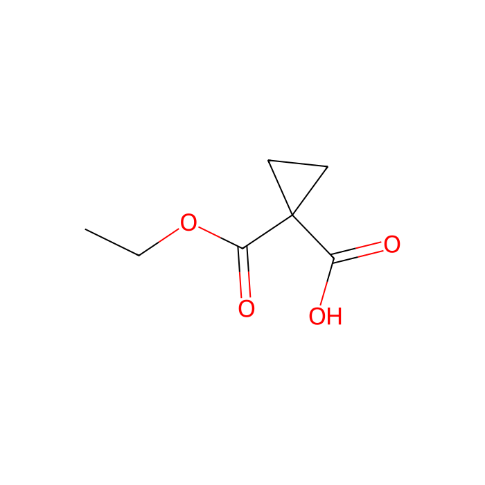 1-(Ethoxycarbonyl)cyclopropanecarboxylic acid - ≥98% CAS No(3697-66-3) by Aladdin Scientific