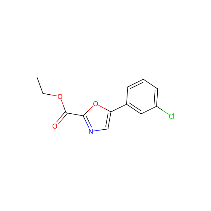 Ethyl 5-(3-chlorophenyl)oxazole-2-carboxylate - ≥98% CAS No(400715-69-7) by Aladdin Scientific