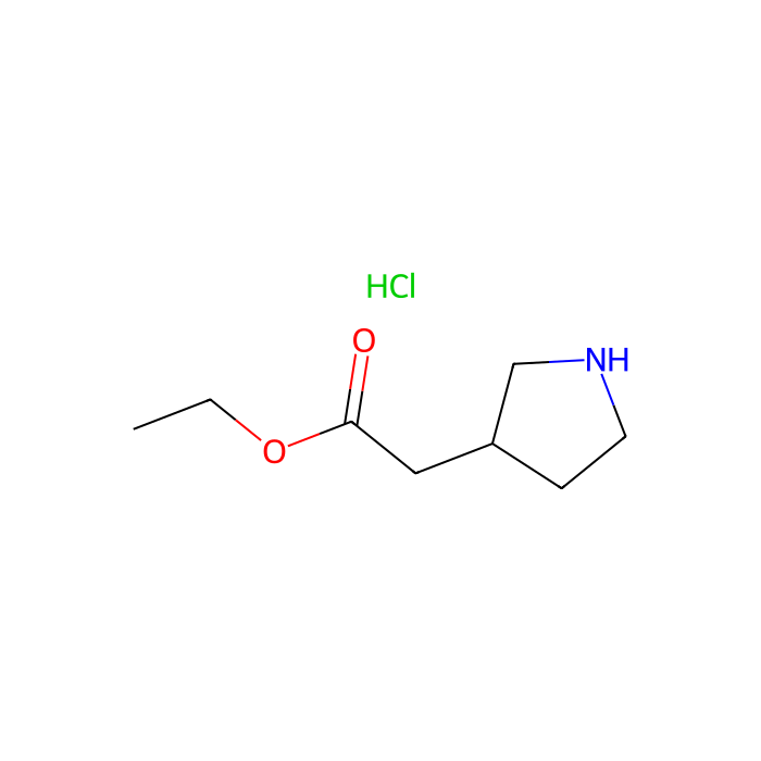 Ethyl 2-(pyrrolidin-3-yl)acetate hydrochloride - ≥97% CAS No(726139-60-2) by Aladdin Scientific