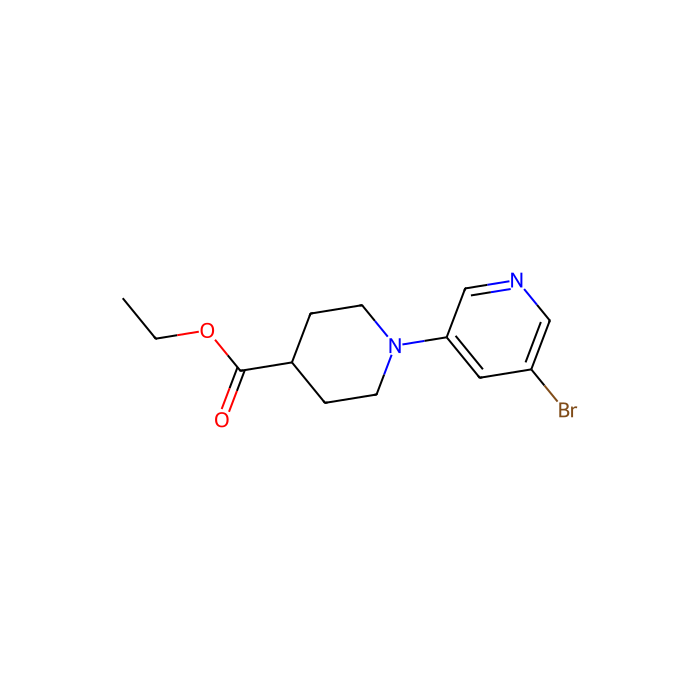 Ethyl 1-(5-bromopyridin-3-yl)piperidine-4-carboxylate - ≥97% CAS No(847406-13-7) by Aladdin Scientific