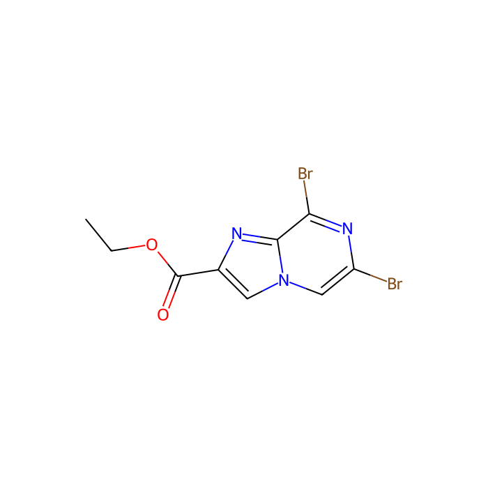 Ethyl 6,8-dibromoimidazo[1,2-a]pyrazine-2-carboxylate - ≥95% CAS No(87597-21-5) by Aladdin Scientific