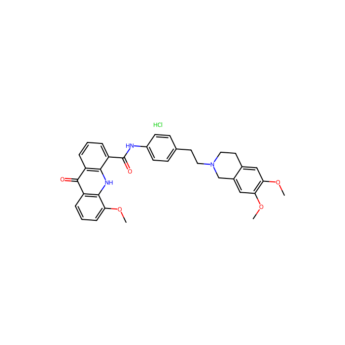 Elacridar hydrochloride - ≥98%(HPLC) CAS No(143851-98-3) by Aladdin Scientific