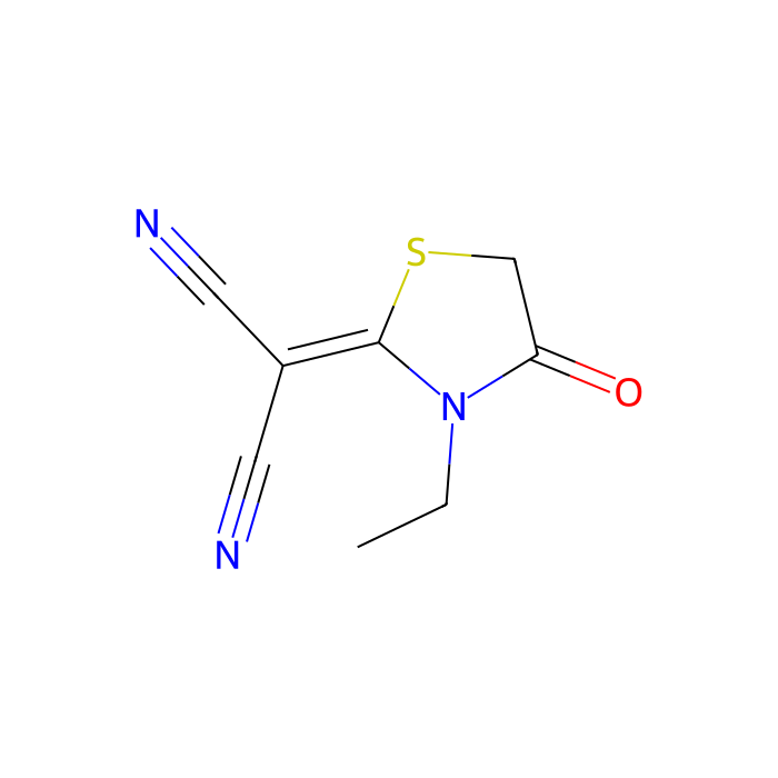 2-(3-Ethyl-4-oxothiazolidin-2-ylidene)malononitrile - ≥98% CAS No(623558-68-9) by Aladdin Scientific