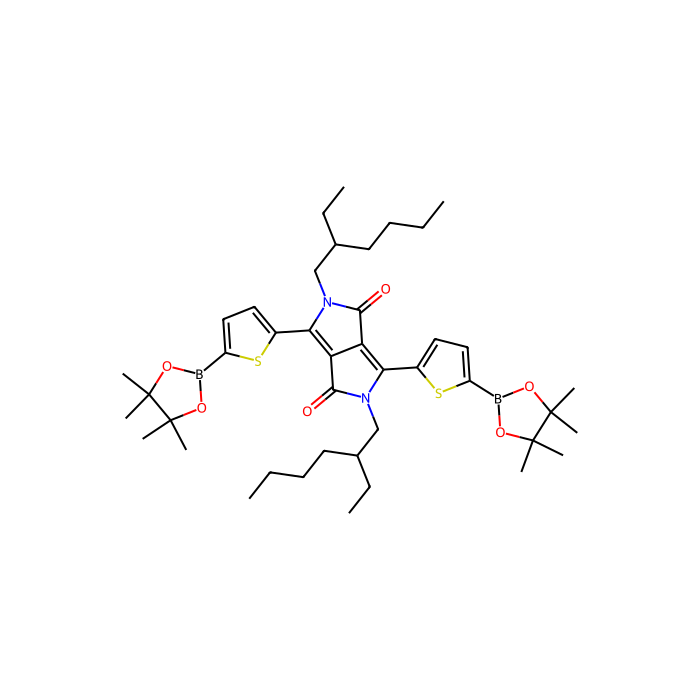 2,5-Bis(2-ethylhexyl)-3,6-bis(5-(4,4,5,5-tetramethyl-1,3,2-dioxaborolan-2-yl)thiophen-2-yl)pyrrolo[3,4-c]pyrrole-1,4(2H,5H)-dione - ≥96% CAS No(1269004-46-7) by Aladdin Scientific