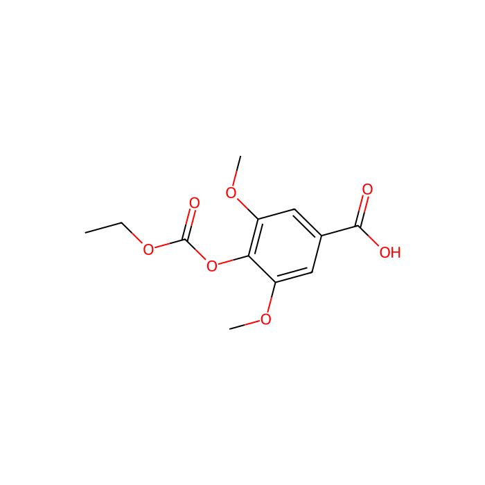 4-[(Ethoxycarbonyl)oxy]-3,5-dimethoxybenzoic acid - ≥95% CAS No(18780-67-1) by Aladdin Scientific