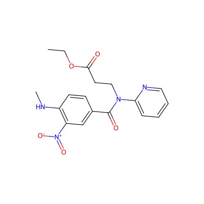 Ethyl 3-(4-(ethylamino)-3-nitro-N-(pyridin-2-yl)benzamido)propanoate - ≥98% CAS No(429659-01-8) by Aladdin Scientific