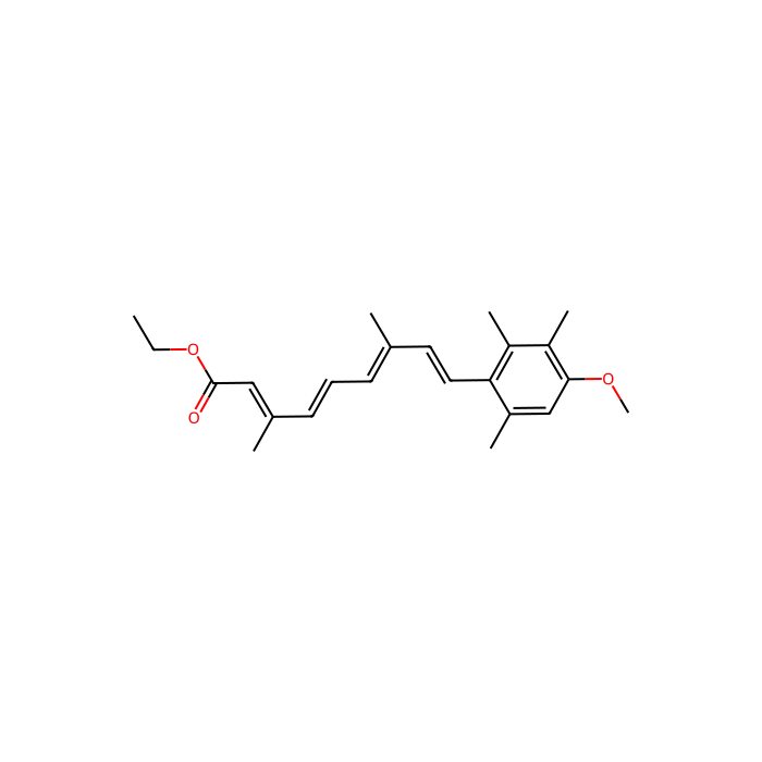 Ethyl all-trans-9-(4-Methoxy-2,3,6-trimethylphenyl)-3,7-dimethyl-2,4,6,8-nonatetraenoate - Moligand™, ≥96% CAS No(54350-48-0) by Aladdin Scientific