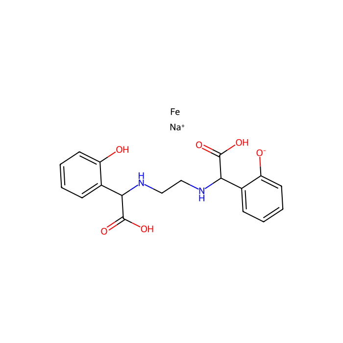 Ethylenediamine-N,N'-bis(2-hydroxyphenylacetic acid) ferric-sodium complex - Fe content 6% CAS No(16455-61-1) by Aladdin Scientific