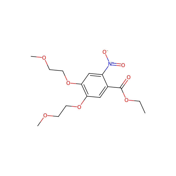 4,5-Bis(2-methoxyethoxy)-2-nitrobenzoic acid ethyl ester - ≥95% CAS No(179688-26-7) by Aladdin Scientific