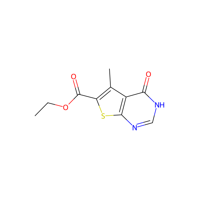 Ethyl 5-methyl-4-oxo-3,4-dihydrothieno[2,3-d]-pyrimidine-6-carboxylate - ≥97% CAS No(17417-67-3) by Aladdin Scientific