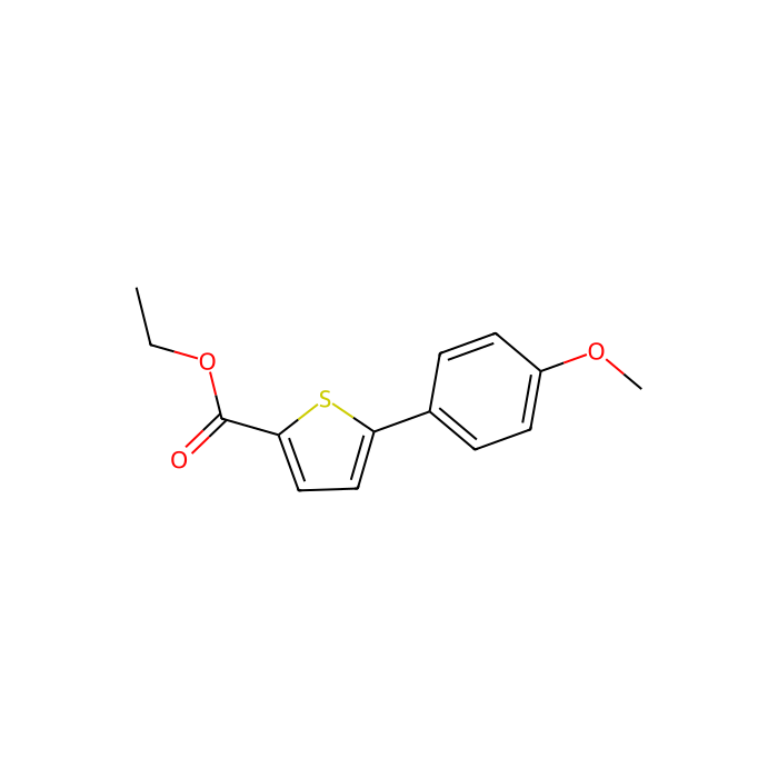 Ethyl 5-(4-(methylthio)phenyl)thiophene-2-carboxylate - ≥95% CAS No(13858-71-4) by Aladdin Scientific