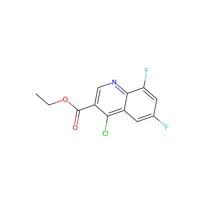 Ethyl 4-chloro-6,8-difluoroquinoline-3-carboxylate - ≥95% CAS No(150258-20-1) by Aladdin Scientific