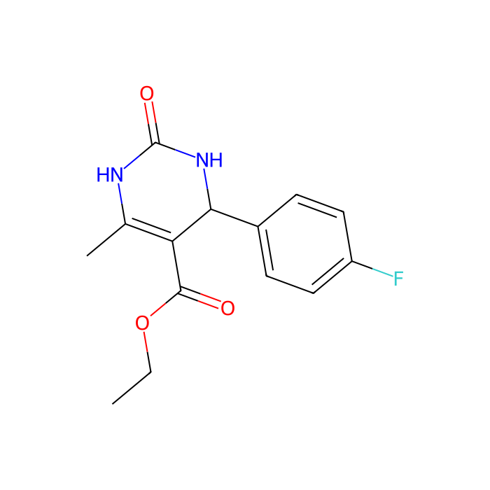 Ethyl 4-(4-fluorophenyl)-6-methyl-2-(1H,3H)-pyrimidone-5-carboxylate - ≥95% CAS No(5937-24-6) by Aladdin Scientific