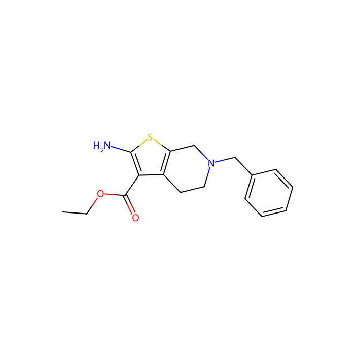 Ethyl 2-amino-6-benzyl-4,5,6,7-tetrahydrothieno [2,3-c]pyridine-3-carboxylate - ≥95% CAS No(24237-54-5) by Aladdin Scientific