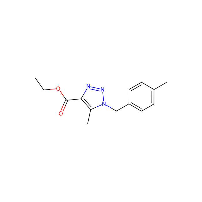 Ethyl 5-methyl-1-(4-methylbenzyl)-1H-1,2,3-triazole-4-carboxylate - ≥98% CAS No(1030014-84-6) by Aladdin Scientific