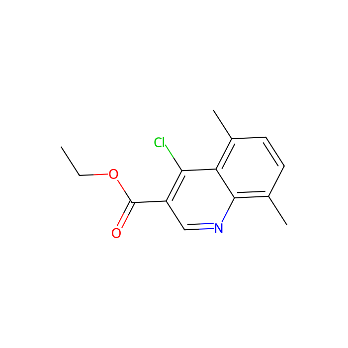 Ethyl 4-chloro-5,8-dimethylquinoline-3-carboxylate - ≥98% CAS No(338954-51-1) by Aladdin Scientific