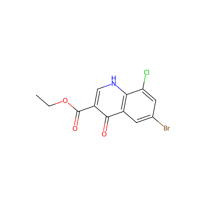 Ethyl 6-bromo-8-chloro-4-hydroxy-quinoline-3-carboxylate - ≥97% CAS No(217316-19-3) by Aladdin Scientific