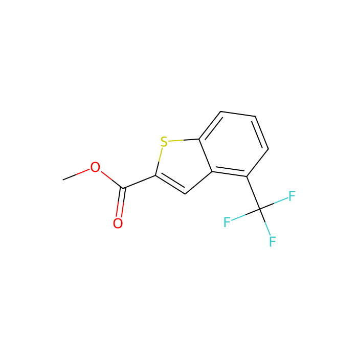 Methyl 4-(Trifluoromethyl)-1-Benzothiophene-2-Carboxylate - ≥98% CAS No(146137-87-3) by Aladdin Scientific