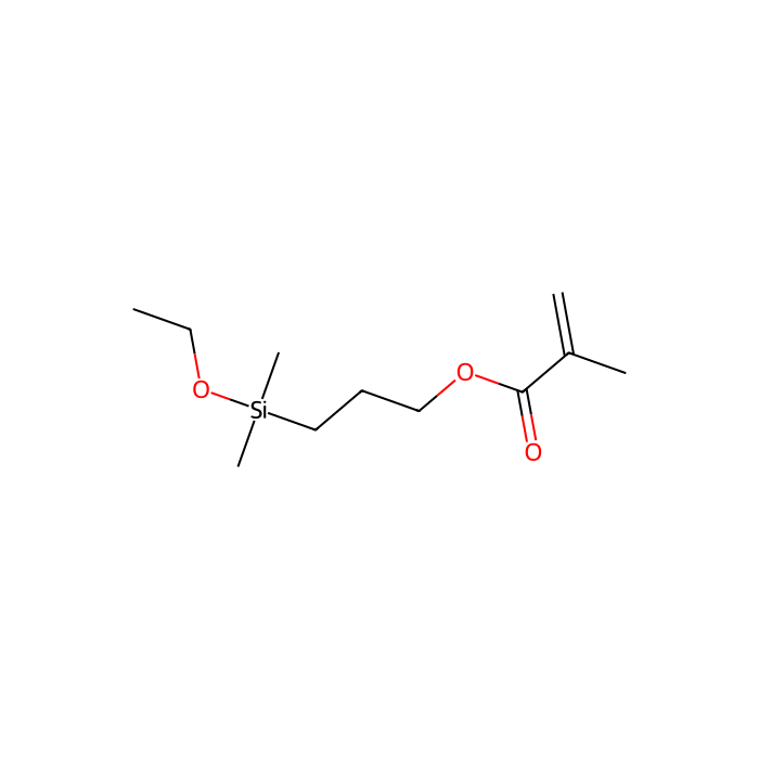 3-(Ethoxydimethylsilyl)propyl Methacrylate (stabilized with BHT) - ≥95% CAS No(13731-98-1) by Aladdin Scientific