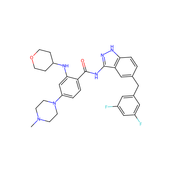 Entrectinib (RXDX-101) - Moligand™, 10mM in DMSO CAS No(1108743-60-7) by Aladdin Scientific