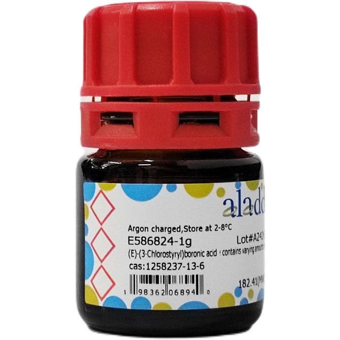 (E)-(3-Chlorostyryl)boronic acid（contains varying amounts of Anhydride） - ≥97% CAS No(1258237-13-6) by Aladdin Scientific