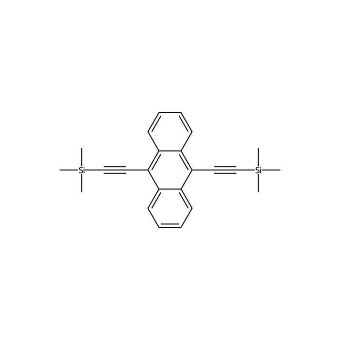 9,10-Bis-trimethylsilanylethynylanthracene - ≥95% CAS No(18750-95-3) by Aladdin Scientific