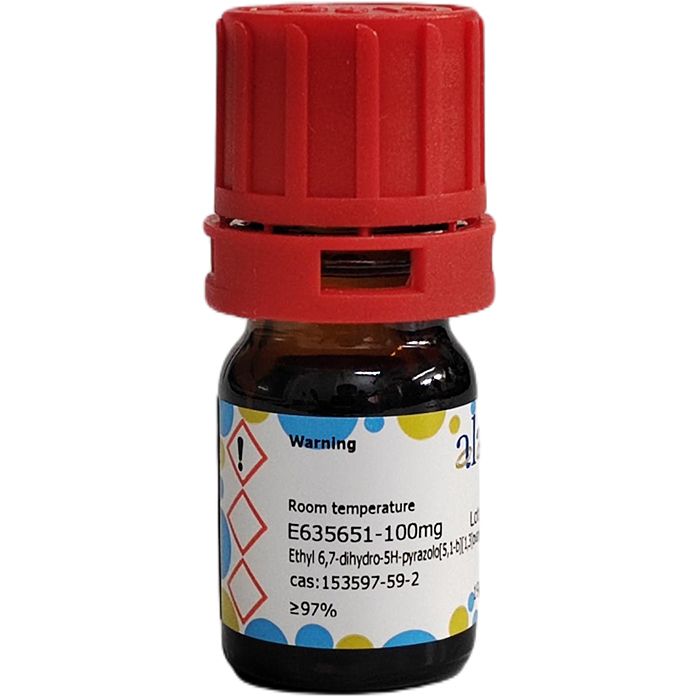 Ethyl 6,7-dihydro-5H-pyrazolo[5,1-b][1,3]oxazine-2-carboxylate - ≥97% CAS No(153597-59-2) by Aladdin Scientific
