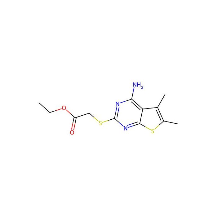Ethyl 2-(4-amino-5,6-dimethylthiopheno[2,3-d]pyrimidin-2-ylthio)acetate -  CAS No(146381-66-0) by Aladdin Scientific