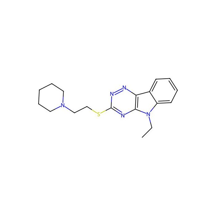 5-Ethyl-3-(2-piperidin-1-ylethylsulfanyl)-[1,2,4]triazino[5,6-b]indole -  CAS No(296772-15-1) by Aladdin Scientific