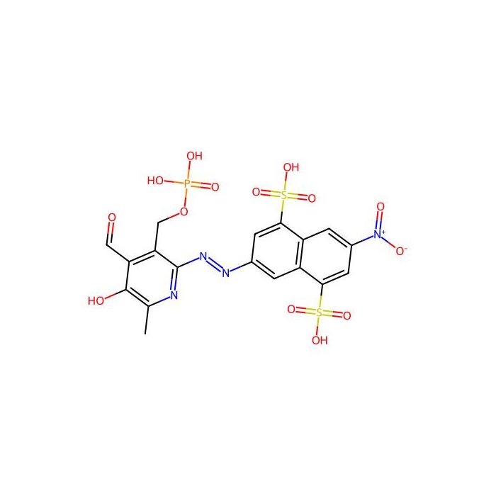 3-[(E)-{4-Formyl-5-Hydroxy-6-Methyl-3-[(Phosphonooxy)methyl]pyridin-2-Yl}diazenyl]-7-Nitronaphthalene-1,5-Disulfonic Acid -  CAS No(E668852) by Aladdin Scientific