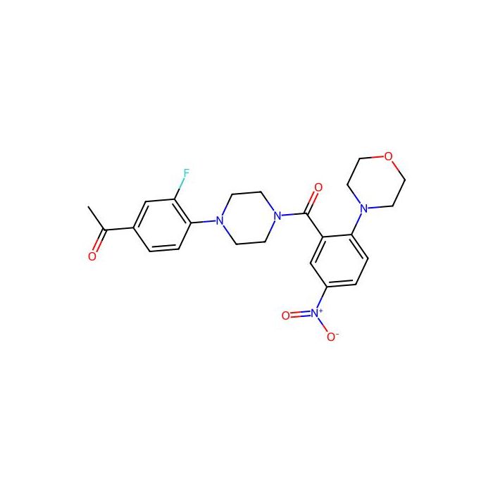 Ethanone, 1-[3-fluoro-4-[4-[2-(4-morpholinyl)-5-nitrobenzoyl]-1-piperazinyl]phenyl]- -  CAS No(310415-30-6) by Aladdin Scientific