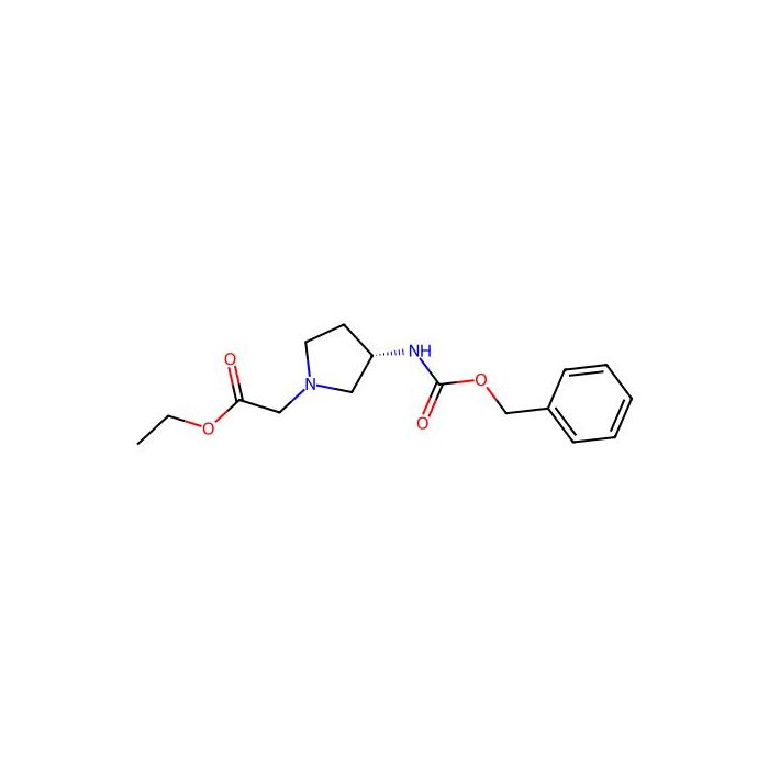 ethyl 2-[(3S)-3-(benzyloxycarbonylamino)pyrrolidin-1-yl]acetate - ≥97% CAS No(2940865-67-6) by Aladdin Scientific