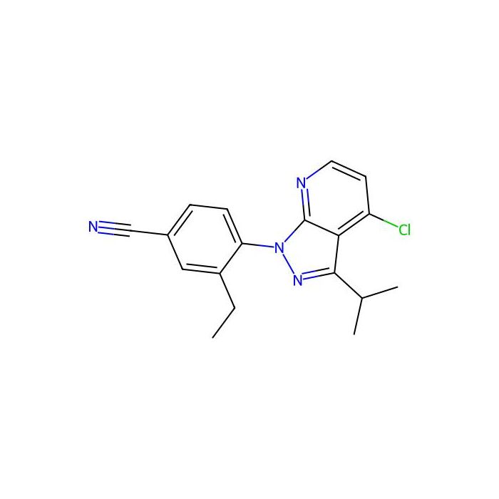 4-(4-chloro-3-isopropyl-pyrazolo[3,4-b]pyridin-1-yl)-3-ethyl-benzonitrile - ≥97% CAS No(2306262-57-5) by Aladdin Scientific