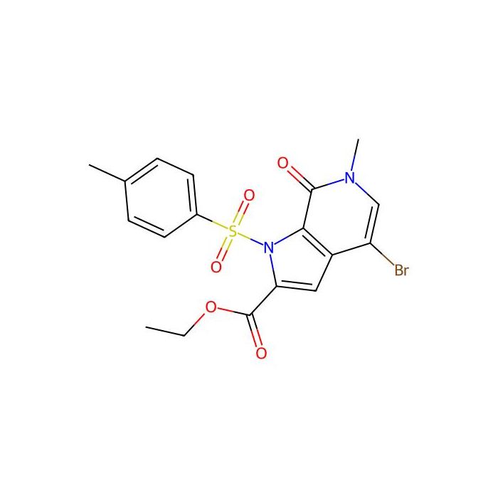 ethyl 4-bromo-6-methyl-7-oxo-1-(p-tolylsulfonyl)pyrrolo[2,3-c]pyridine-2-carboxylate - ≥97% CAS No(1445993-96-3) by Aladdin Scientific