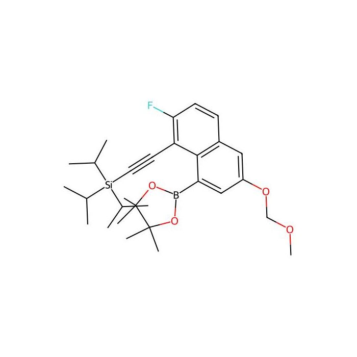 2-[2-fluoro-6-(methoxymethoxy)-8-(4,4,5,5-tetramethyl-1,3,2-dioxaborolan-2-yl)-1-naphthyl]ethynyl-triisopropyl-silane - ≥97% CAS No(2621932-37-2) by Aladdin Scientific