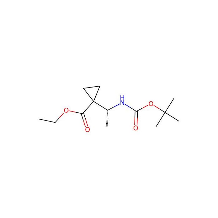 ethyl 1-[(1R)-1-(tert-butoxycarbonylamino)ethyl]cyclopropanecarboxylate - ≥97% CAS No(2940856-98-2) by Aladdin Scientific