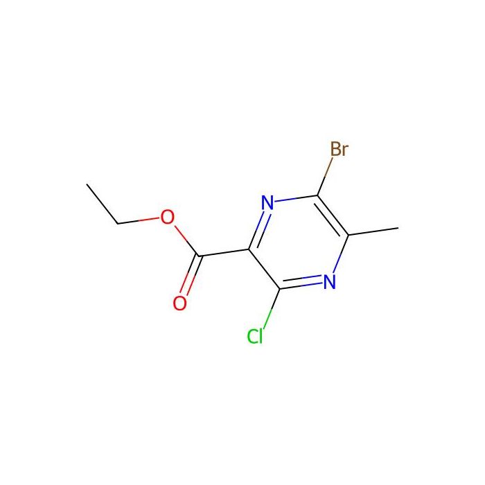 ethyl 6-bromo-3-chloro-5-methyl-pyrazine-2-carboxylate - ≥97% CAS No(2091009-80-0) by Aladdin Scientific