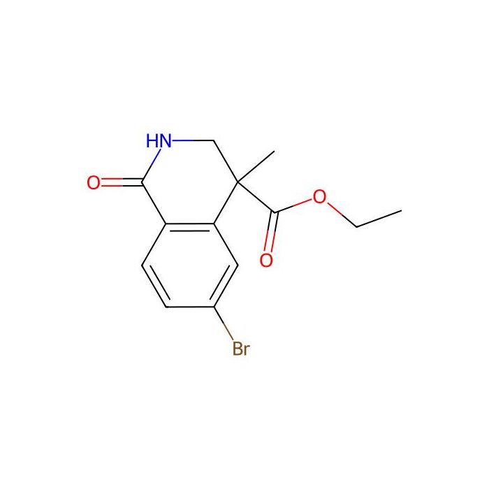 ethyl 6-bromo-4-methyl-1-oxo-2,3-dihydroisoquinoline-4-carboxylate - ≥97% CAS No(2940958-10-9) by Aladdin Scientific