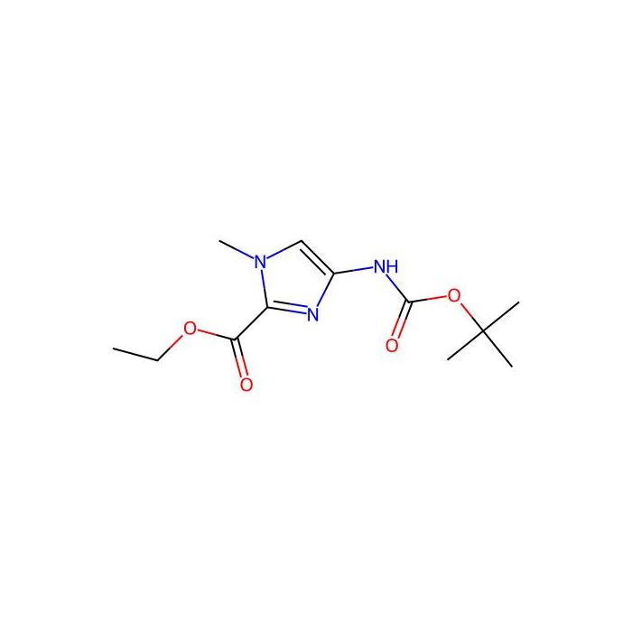 Ethyl 4-((tert-butoxycarbonyl)amino)-1-methyl-1H-imidazole-2-carboxylate - ≥98% CAS No(128293-63-0) by Aladdin Scientific