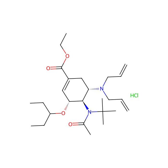 (3R，4R，5S)-Ethyl 4-(N-(tert-butyl)acetamido)-5-(diallylamino)- 3-(pentan-3-yloxy)cyclohex-1-enecarboxylate hydrochloride - ≥98% CAS No(651324-08-2) by Aladdin Scientific
