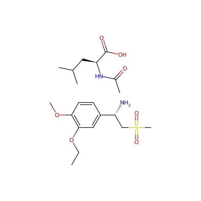 (S)-2-(3-ethoxy-4-methoxyphenyl)-1-(methylsulphonyl)-eth-2-ylamine N-acetyl-L-leucine salt - ≥99%,≥99%(ee) CAS No(608141-43-1) by Aladdin Scientific